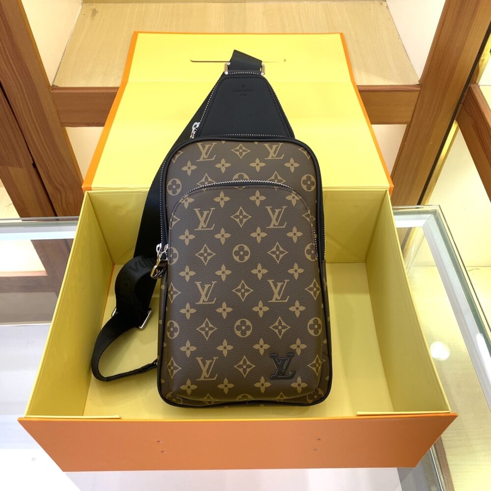 LOUIS VUITTON AVENUE SLINGBAG NM MONOGRAM MACASSAR 31CM M46327 - Image 2