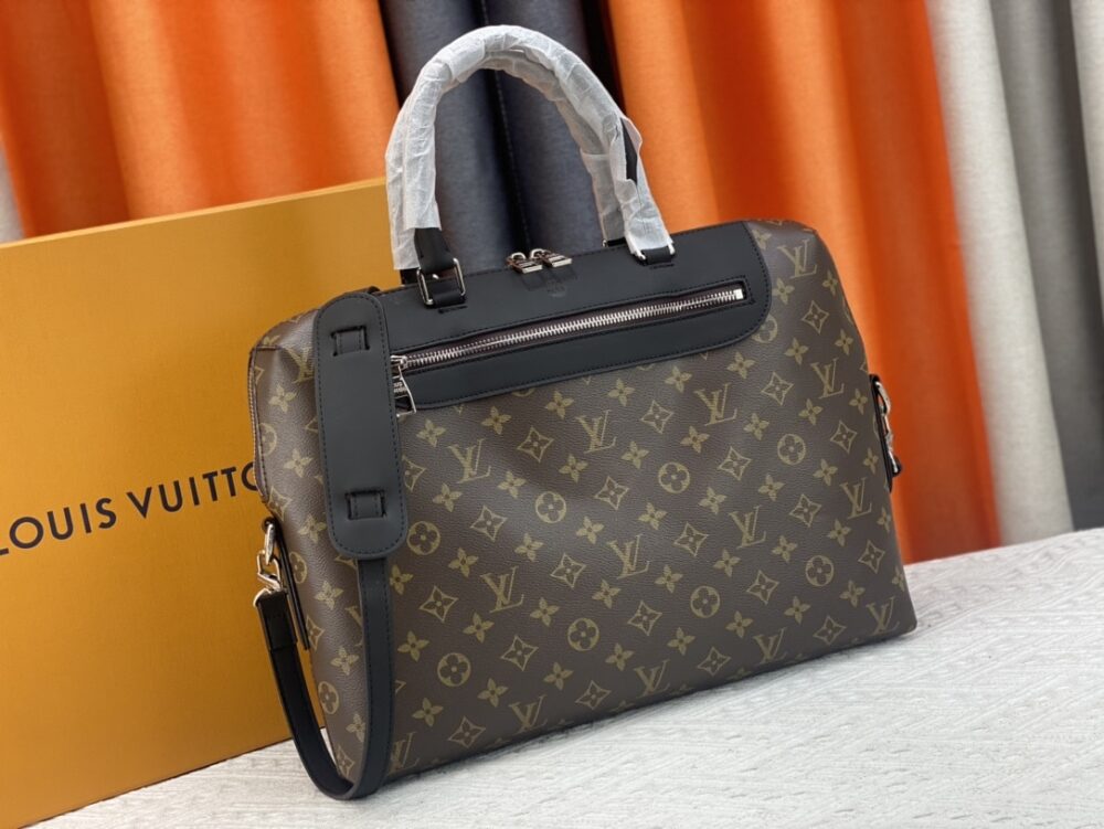 LOUIS VUITTON PORTE DOCUMENTS JOUR BRIEFCASE MONOGRAM CANVAS 37CM M54019 - Image 9