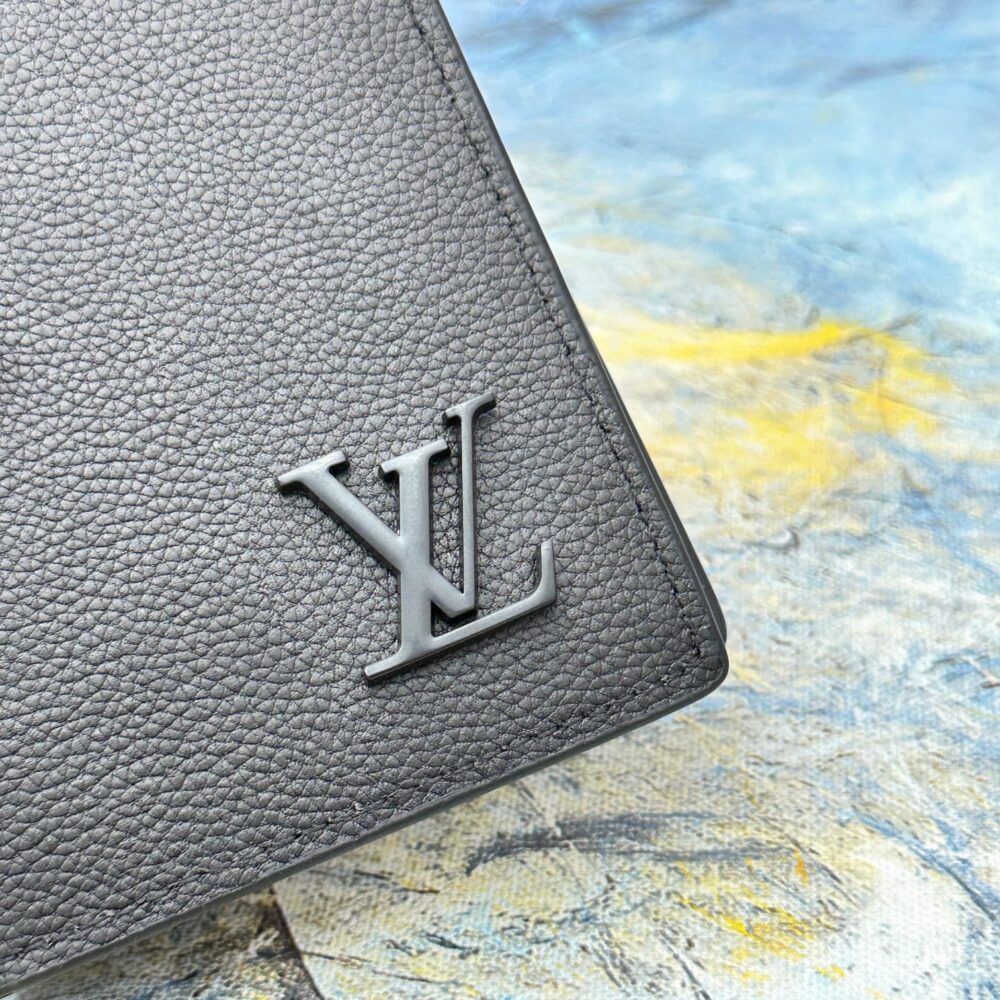 LOUIS VUITTON BRAZZA WALLET BLACK 19CM M69980 - Image 6