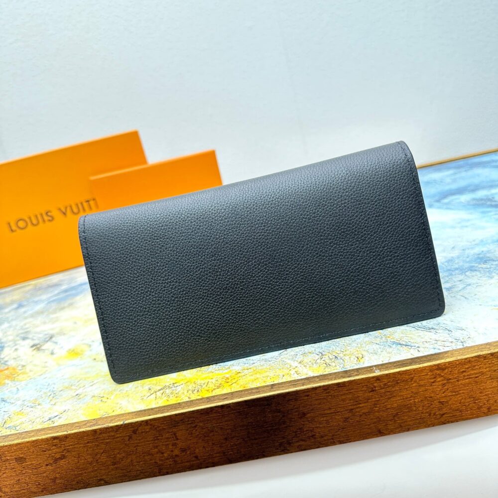 LOUIS VUITTON BRAZZA WALLET BLACK 19CM M69980 - Image 4