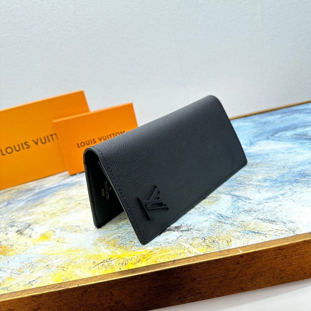 LOUIS VUITTON BRAZZA WALLET BLACK 19CM M69980 - Image 3