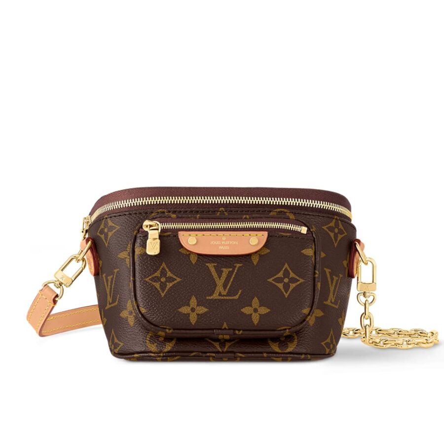 LOUIS VUITTON MINI BUMBAG BAG MONOGRAM CANVAS 17CM M82335