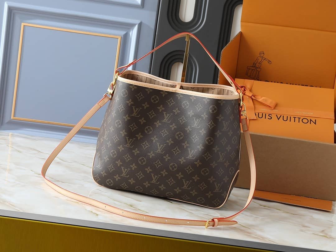 LOUIS VUITTON DELIGHTFUL MONOGRAM BAG BROWN 40CM M40352 - Image 2