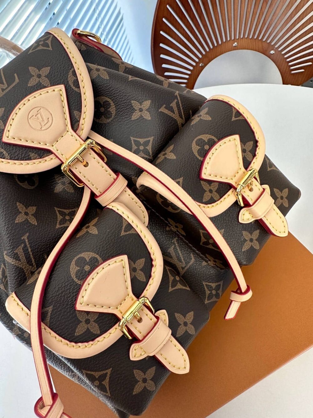 LOUIS VUITTON EXCURSION MONOGRAM BACKPACK BROWN 23CM M46932 - Image 4