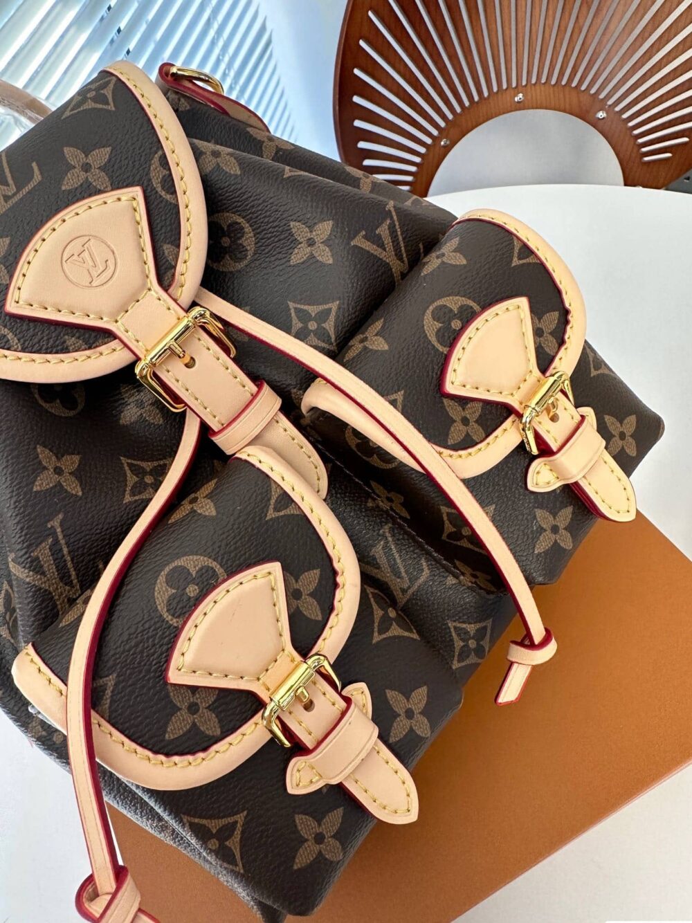 LOUIS VUITTON EXCURSION MONOGRAM BACKPACK BROWN 23CM M46932 - Image 5
