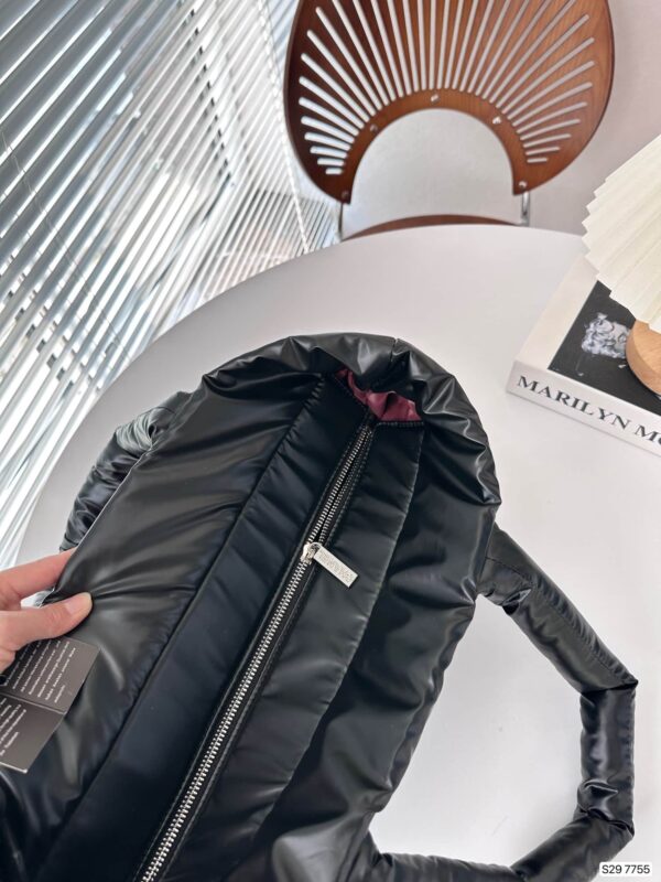 CHANEL NYLON COCO COCOON TOTE BAG BLACK 35CM - Image 3