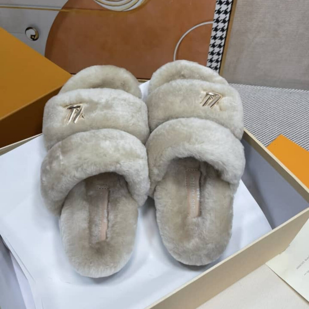 LOUIS VUITTON LV SUNSET COMFORT FLAT MULE KHAKI 1AC70R - Image 3