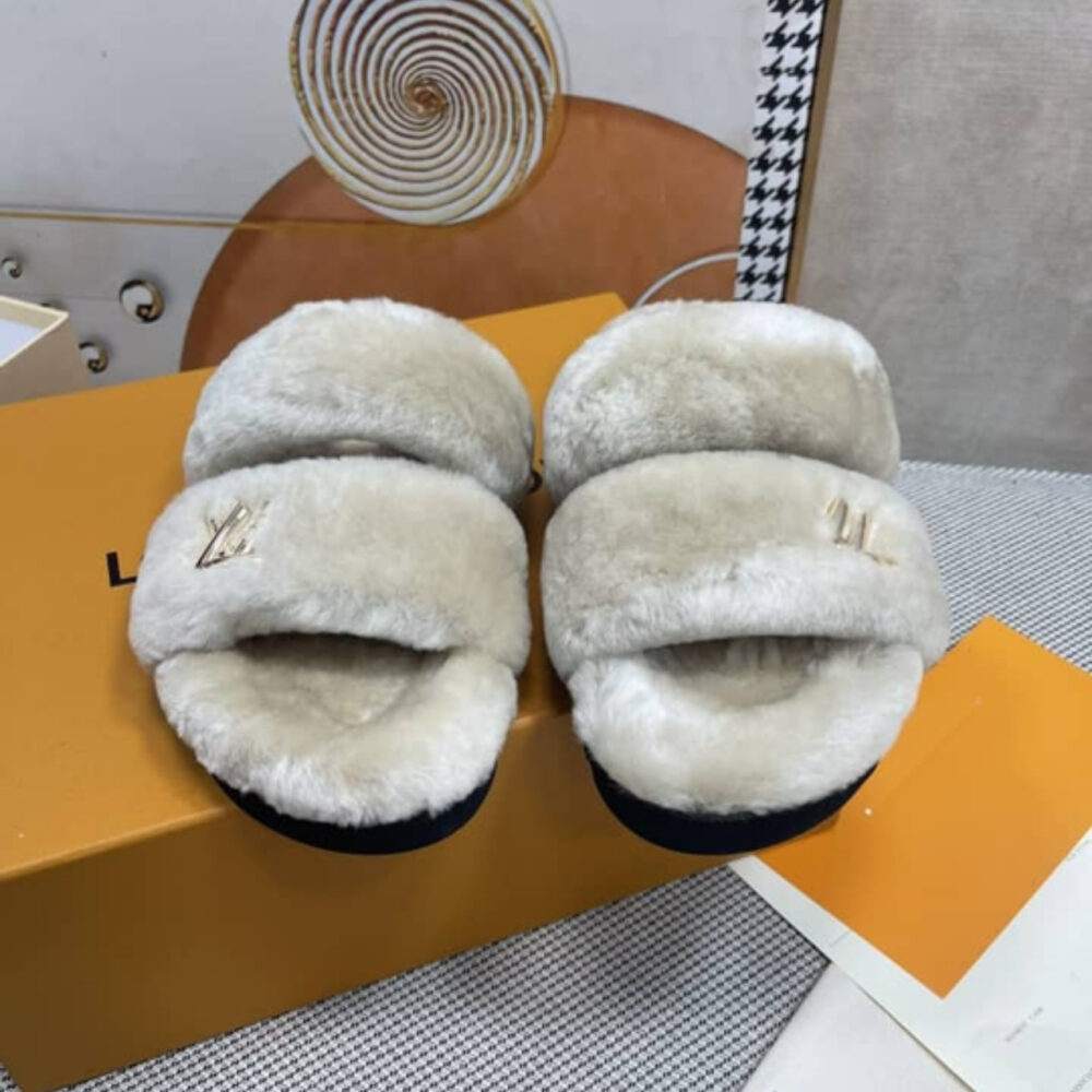 LOUIS VUITTON LV SUNSET COMFORT FLAT MULE KHAKI 1AC70R - Image 5