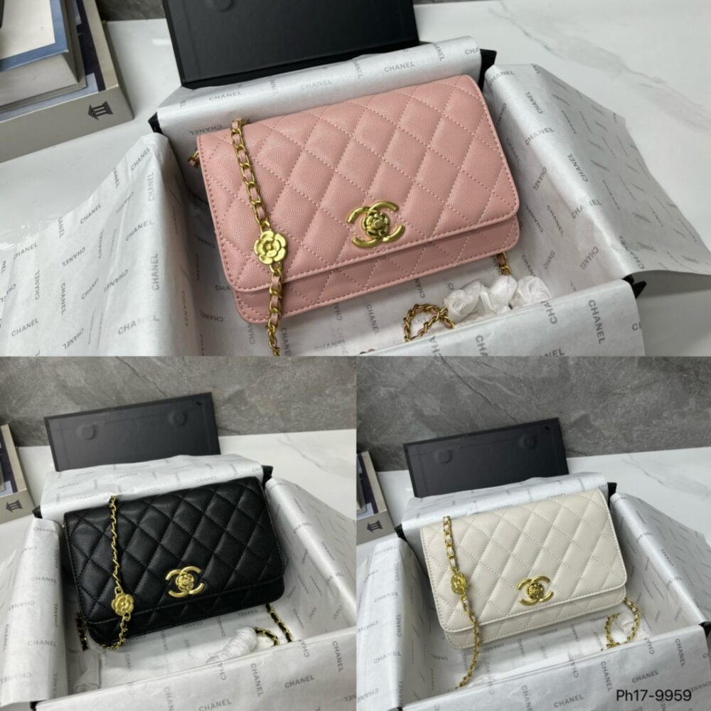 CHANEL WALLET WITH STRAP BLACK 19CM AP3580 B14320 94305 - Image 2
