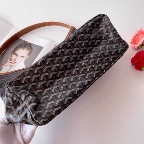 GOYARD BOHÈME HOBO BAG BLACK TAN 42CM BOHEMEPMLTY01CL03P - Image 3