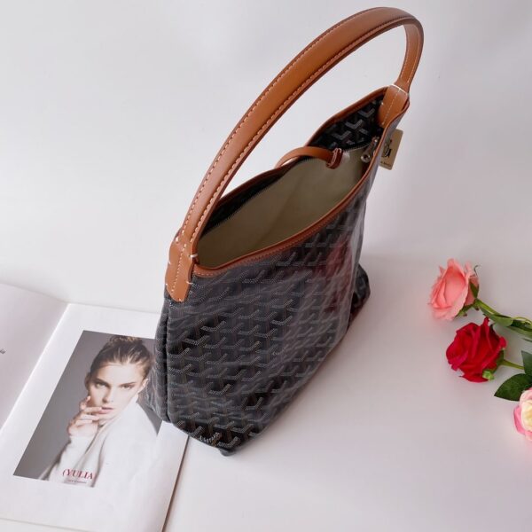 GOYARD BOHÈME HOBO BAG BLACK TAN 42CM BOHEMEPMLTY01CL03P - Image 4
