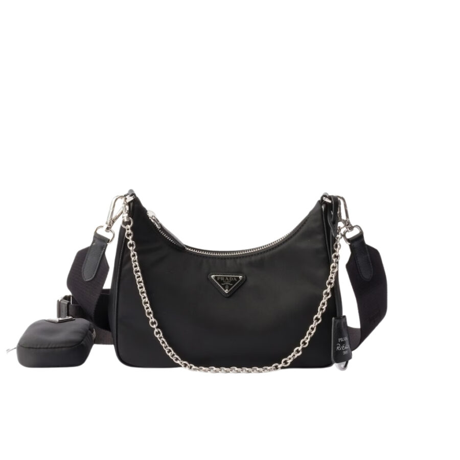 Prada Re Edition 2005 Re Nylon Bag Black 22cm 1BH204 R064 F0002 V V9L