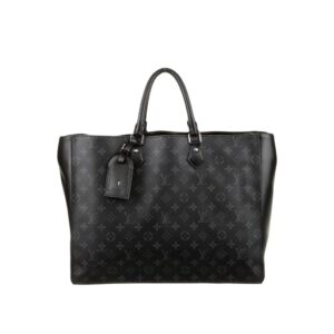 LOUIS VUITTON MONOGRAM ECLIPSE GRAND SAC TOTE BLACK 40CM