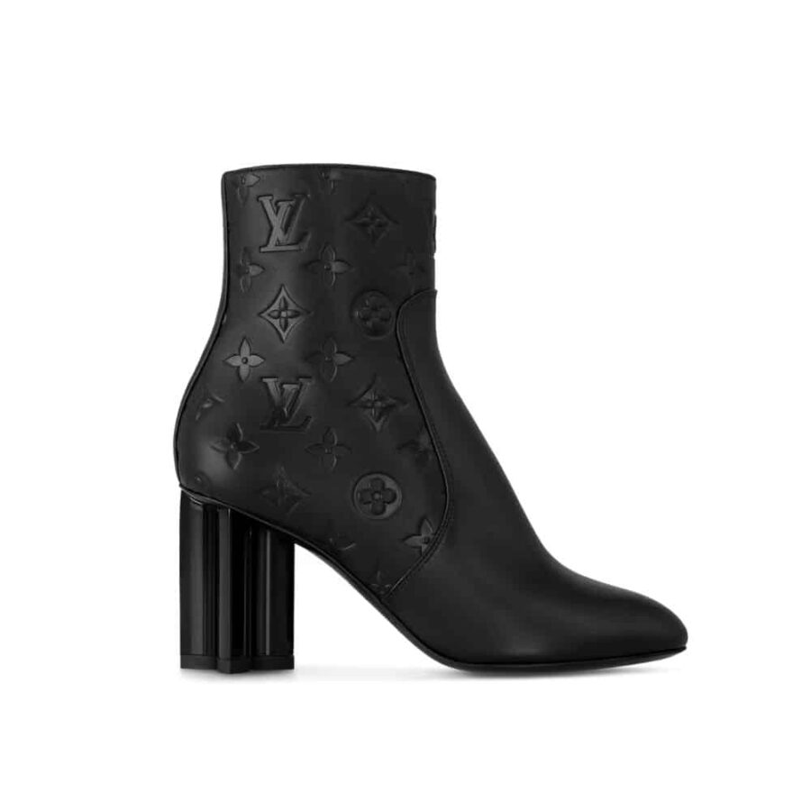 LOUIS VUITTON SILHOUETTE ANKLE BOOT BLACK 1ABP9J