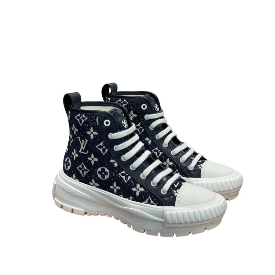 LOUIS VUITTON SQUAD SNEAKER MONOGRAM BLACK