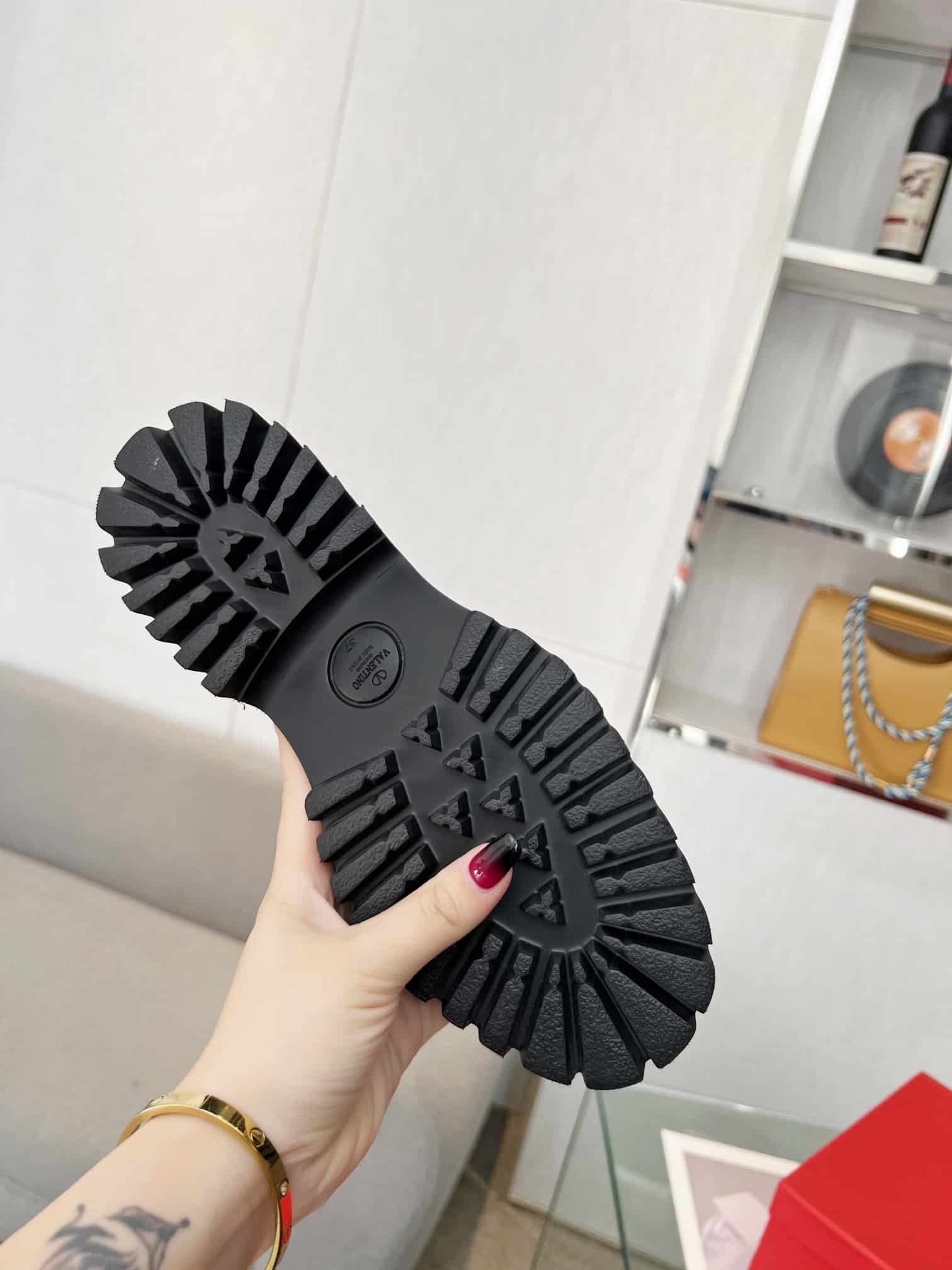 VALENTINO GARAVANI COMBAT BOOT BLACK - Image 6