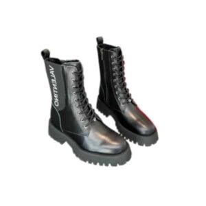 VALENTINO GARAVANI COMBAT BOOT BLACK