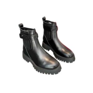 VALENTINO GARAVANI COMBAT BOOT BLACK