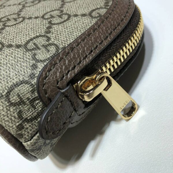 GUCCI OPHIDIA GG COSMETIC POUCH BROWN - Image 5