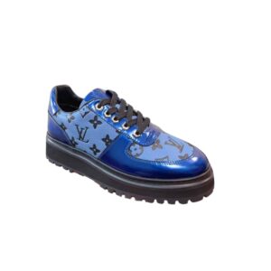 LOUIS VUITTON MEN’S SNEAKER MONOGRAM EMPREINTE BLUE