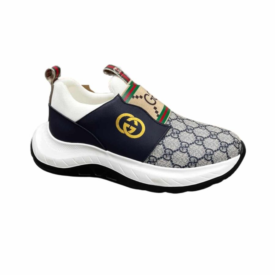 GUCCI SNEAKER GG CANVAS BLUE WHITE