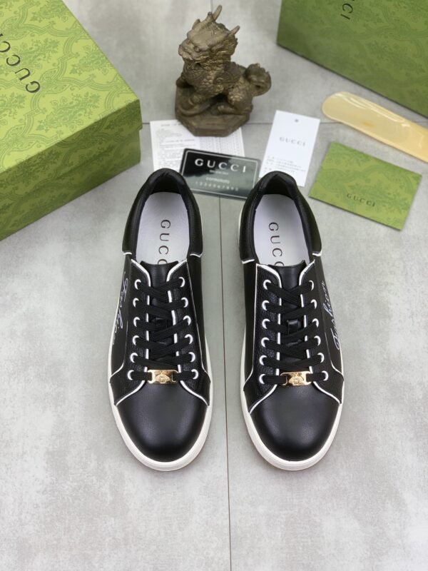 GUCCI CLASSIC FASHION SNEAKER WITH EDGE BLACK - Image 6