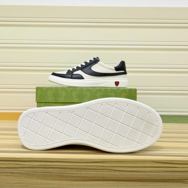 GUCCI GG MEN'S SNEAKERS LEATHER BLACK AND WHITE - Image 5