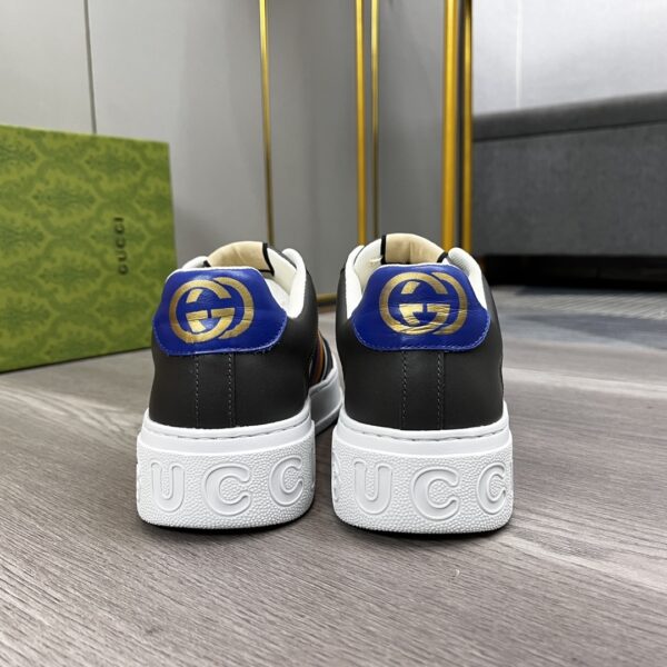 GUCCI SNEAKER MULTICOLOR SIDE BANDS BLACK WHITE - Image 9