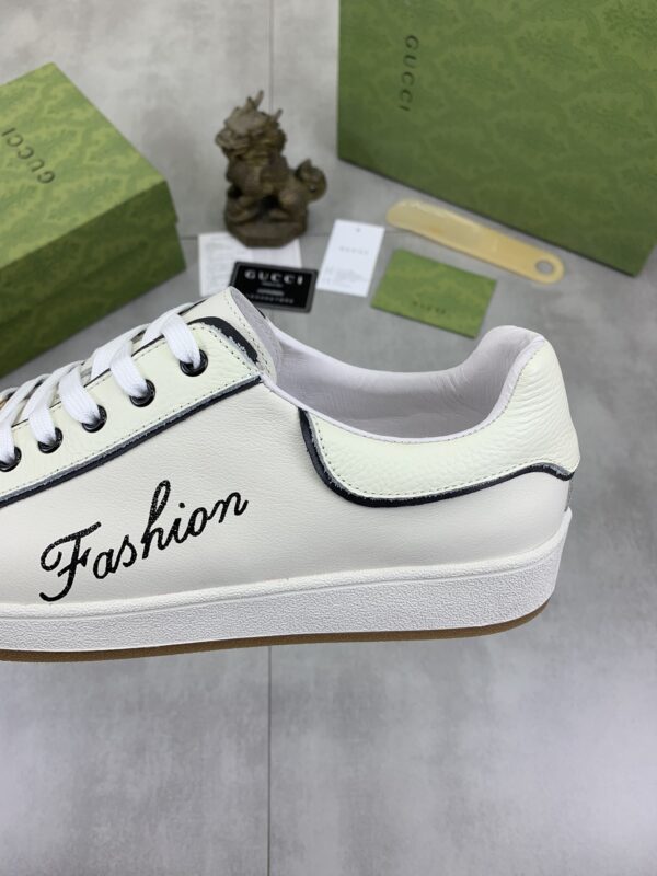 GUCCI CLASSIC FASHION SNEAKER WITH EDGE WHITE - Image 4
