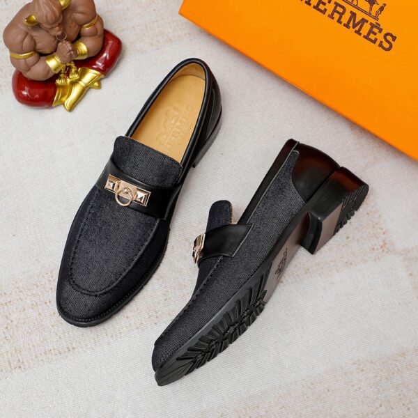 HERMES BLAISE LOAFER BLACK - Image 6