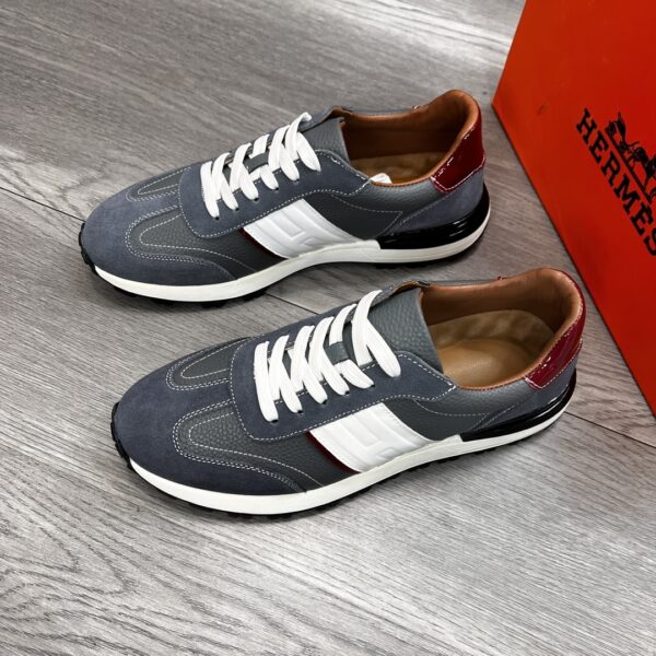 HERMES TRAIL SNEAKER GREY - Image 5