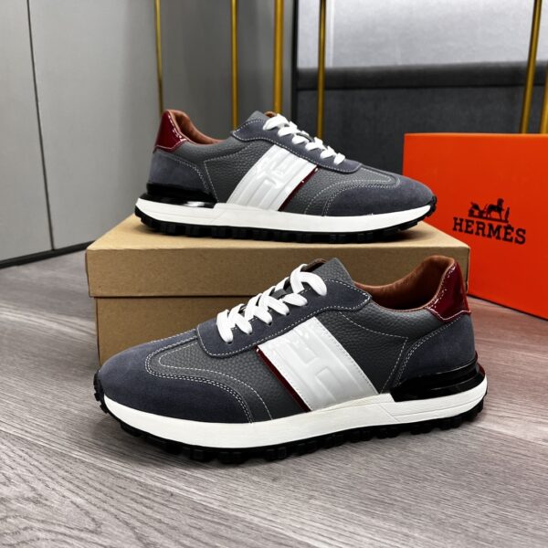 HERMES TRAIL SNEAKER GREY - Image 6