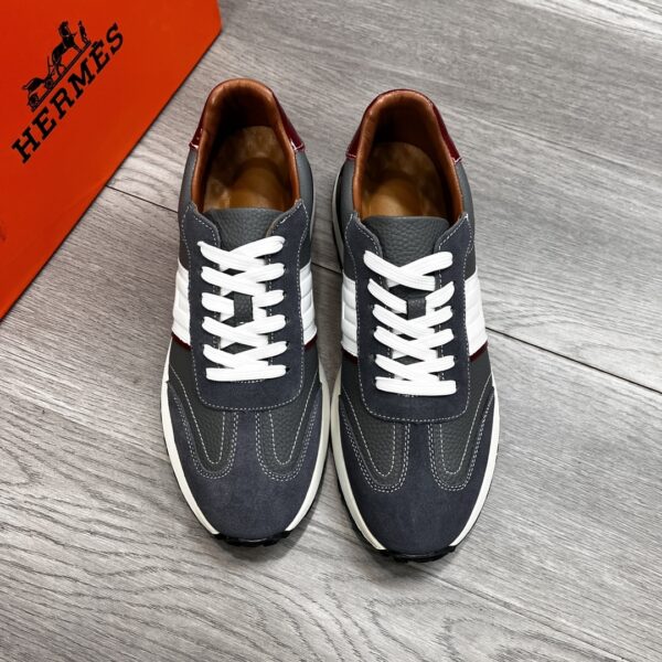 HERMES TRAIL SNEAKER GREY - Image 7