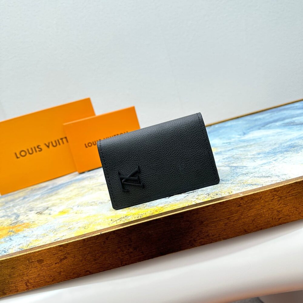LOUIS VUITTON POCKET ORGANIZER BLACK 11CM M69979 - Image 2