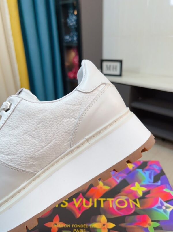 LOUIS VUITTON MEN’S SNEAKERS MONOGRAM EMPREINTE ALL WHITE - Image 6
