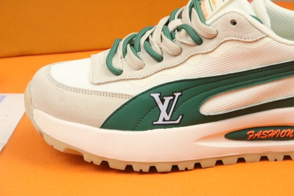 LOUIS VUITTON COLORBLOCK MEN SNEAKER BEIGE - Image 6