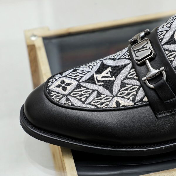LOUIS VUITTON SOULIERS CLUB LOAFERS MONOGRAM SINCE 1854 BLACK - Image 5