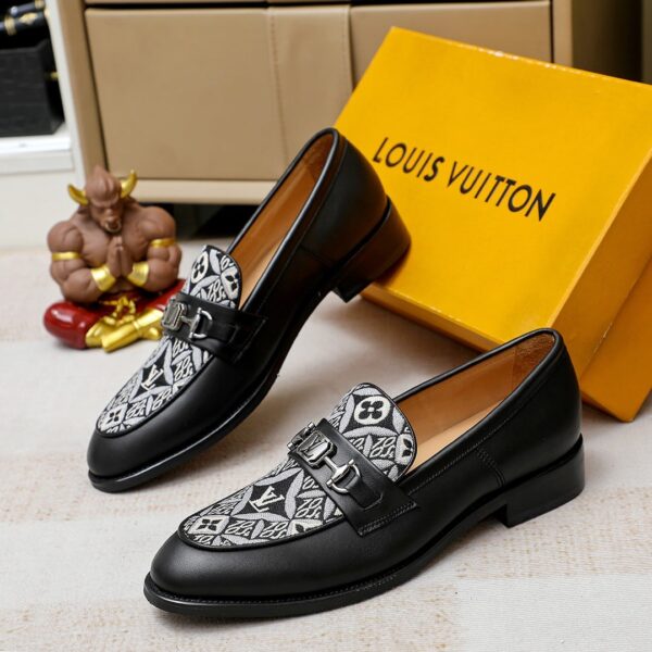 LOUIS VUITTON SOULIERS CLUB LOAFERS MONOGRAM SINCE 1854 BLACK - Image 6