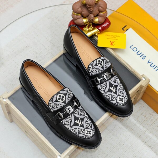 LOUIS VUITTON SOULIERS CLUB LOAFERS MONOGRAM SINCE 1854 BLACK - Image 9