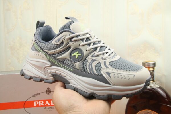 PRADA SPORT RUNNING SNEAKER IN GREY - Image 3