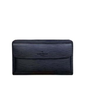LOUIS VUITTON EPI SARAH WALLET BLACK 28CM