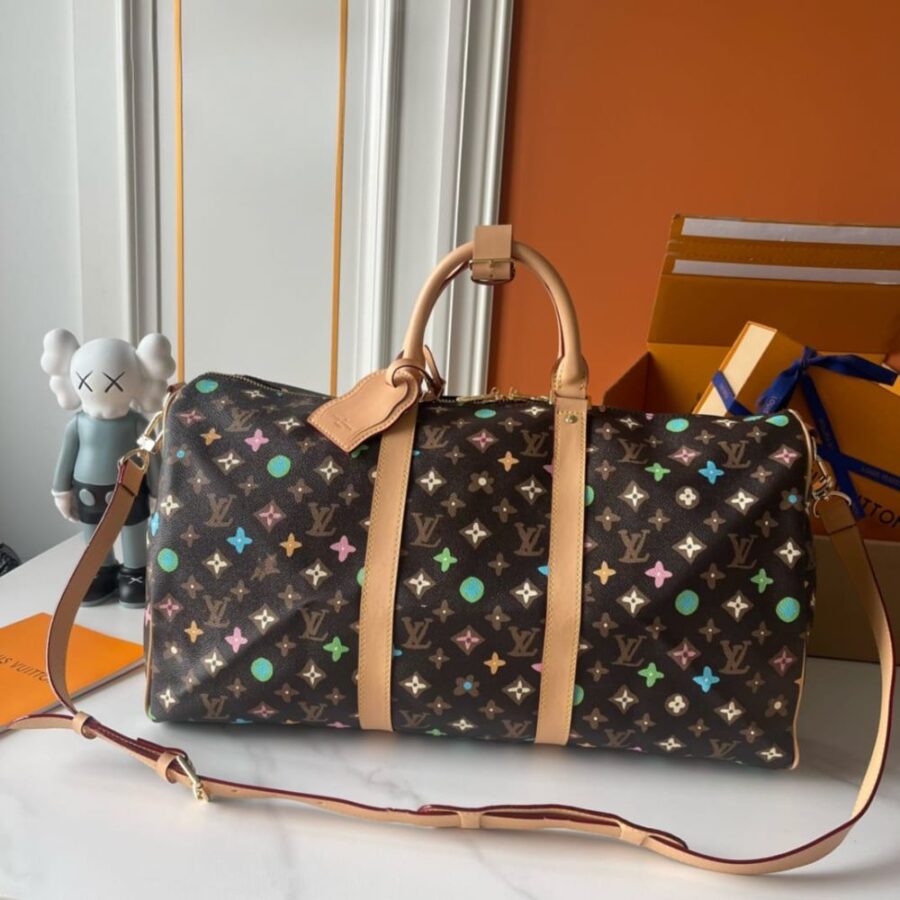 Alternative view of Louis Vuitton Keepall Bandoulière 50 Monogram Craggy Chocolate 50Cm M24901