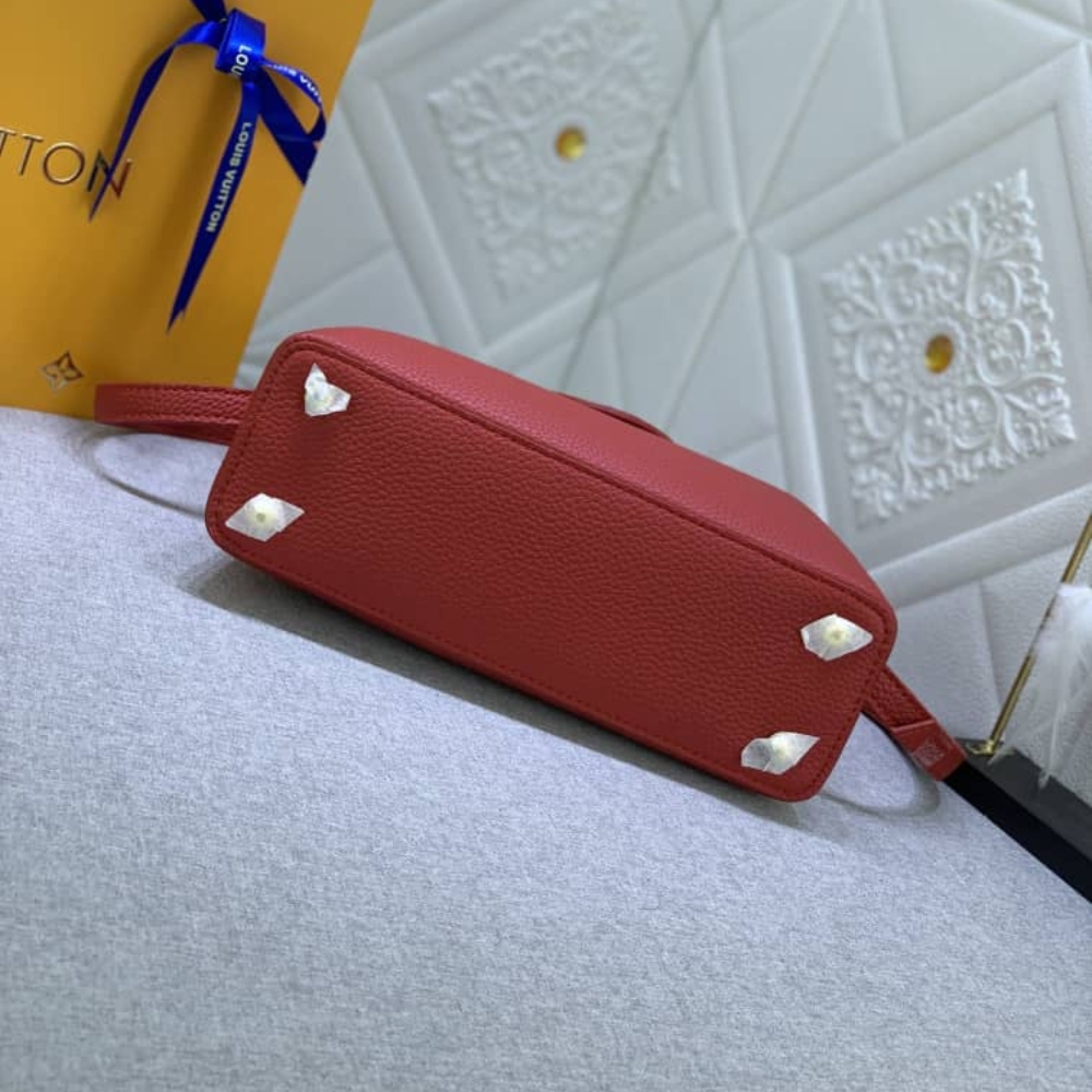 LOUIS VUITTON CAPUCINES BB BAG SCARLET RED 27CM M52689 - Image 5