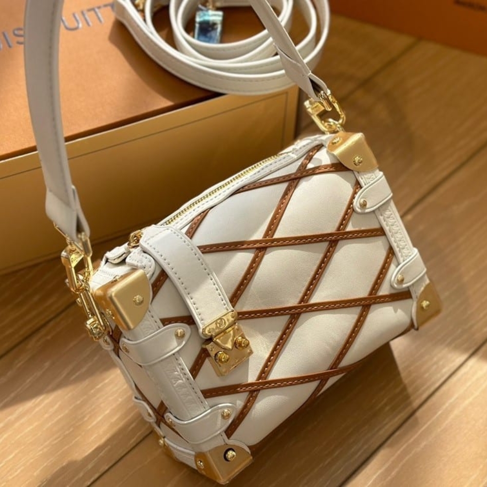 LOUIS VUITTON SIDE TRUNK PM CRÈME BEIGE 19CM M25216 - Image 2