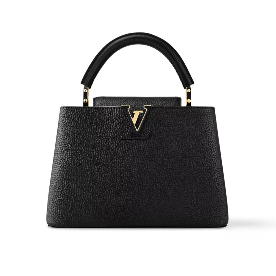 LOUIS VUITTON CAPUCINES BB BAG BLACK 27CM M94755