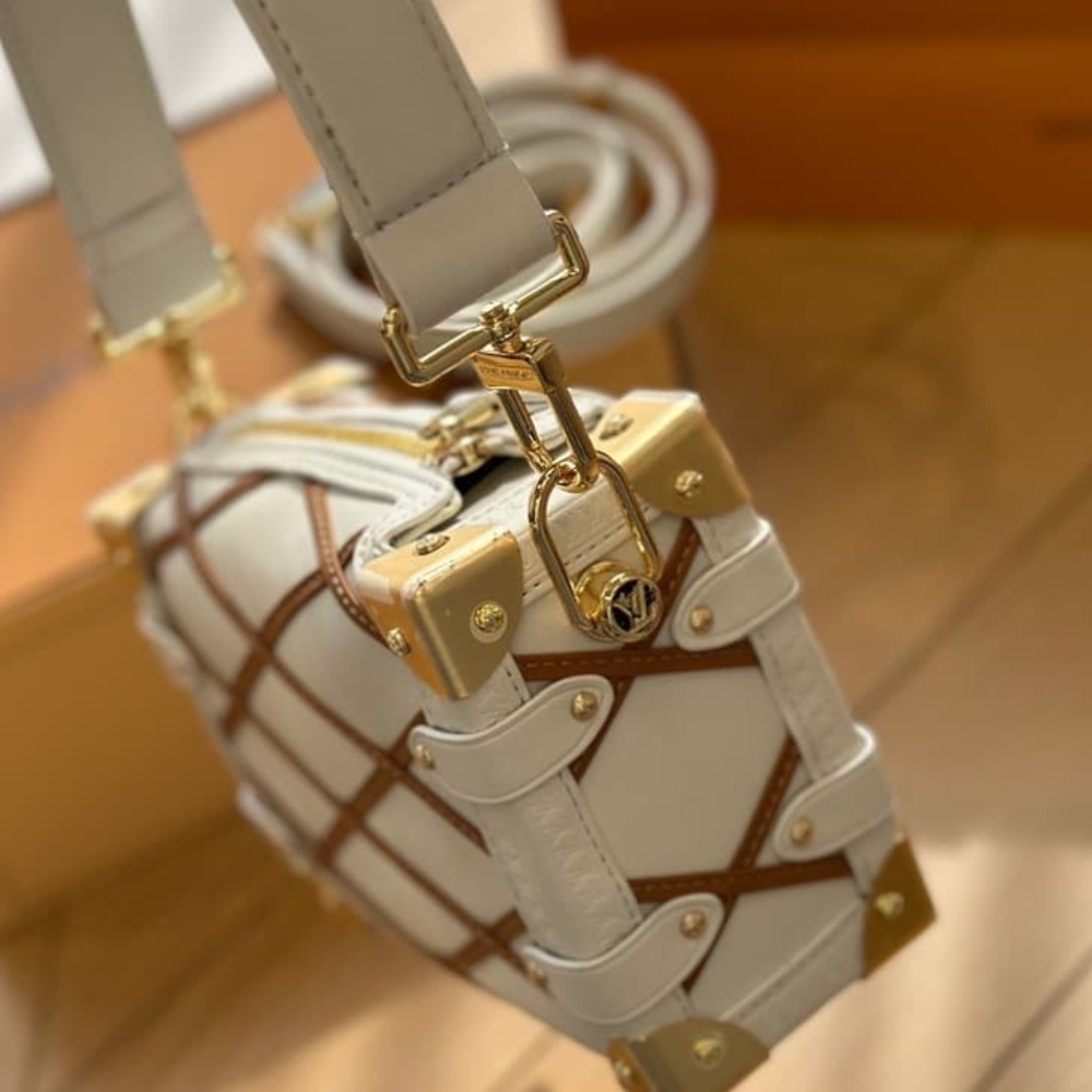 LOUIS VUITTON SIDE TRUNK PM CRÈME BEIGE 19CM M25216 - Image 6