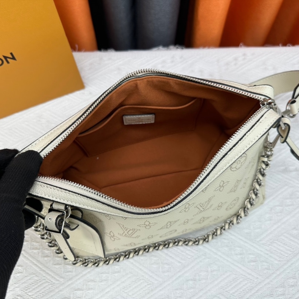 LOUIS VUITTON HAND IT ALL PM CREME BEIGE 29CM M24114 - Image 6