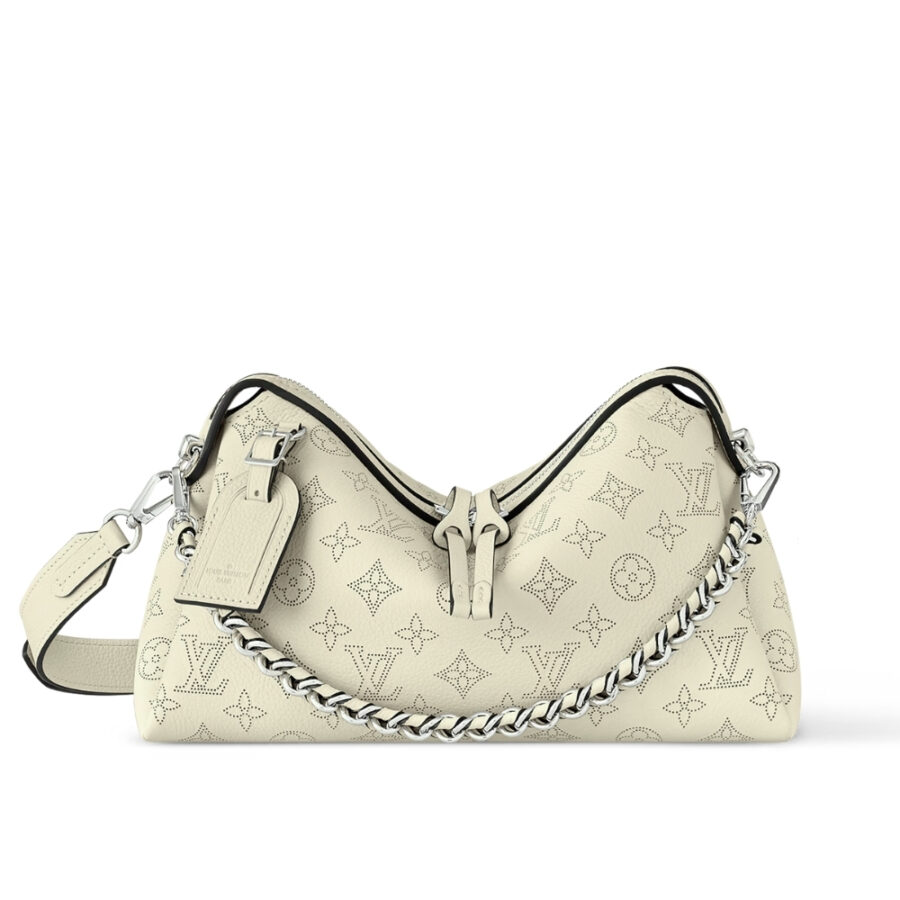 LOUIS VUITTON HAND IT ALL PM CREME BEIGE 29CM M24114