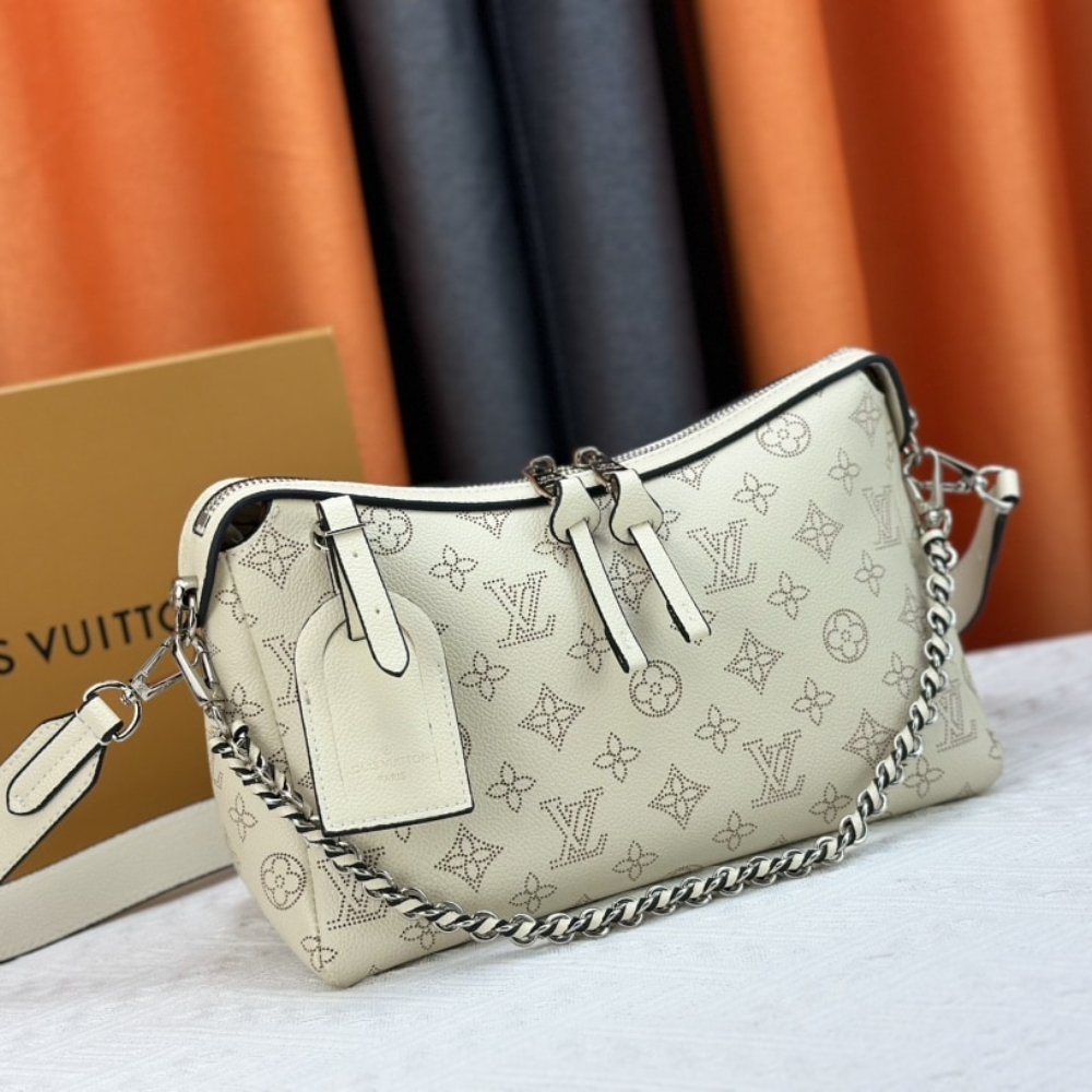 LOUIS VUITTON HAND IT ALL PM CREME BEIGE 29CM M24114 - Image 8