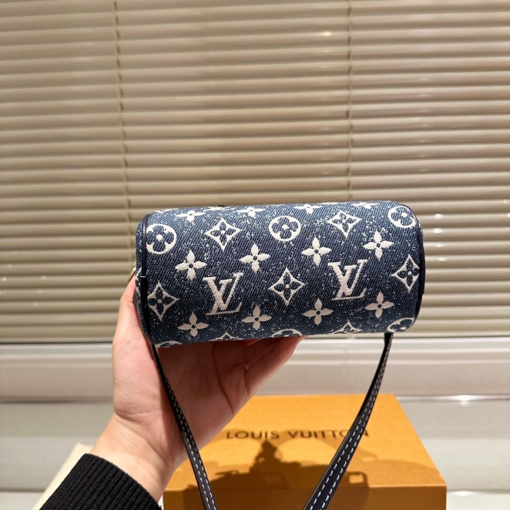 LOUIS VUITTON NANO SPEEDY DENIM BLUE 17CM M81168 - Image 5